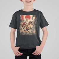 Princess Donut Riding Mongo T Shirt For Kid Japanese Vintage Graphic Ukiyoe Art