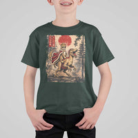 Princess Donut Riding Mongo T Shirt For Kid Japanese Vintage Graphic Ukiyoe Art