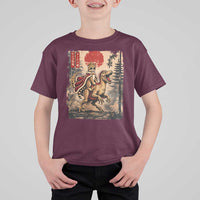 Princess Donut Riding Mongo T Shirt For Kid Japanese Vintage Graphic Ukiyoe Art