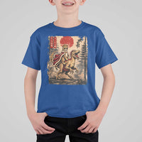 Princess Donut Riding Mongo T Shirt For Kid Japanese Vintage Graphic Ukiyoe Art