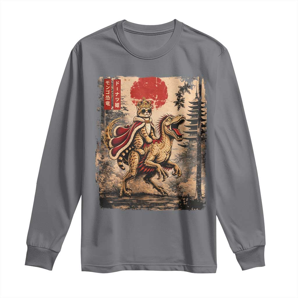 Princess Donut Riding Mongo Long Sleeve Shirt Japanese Vintage Graphic Ukiyoe Art