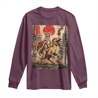 Princess Donut Riding Mongo Long Sleeve Shirt Japanese Vintage Graphic Ukiyoe Art