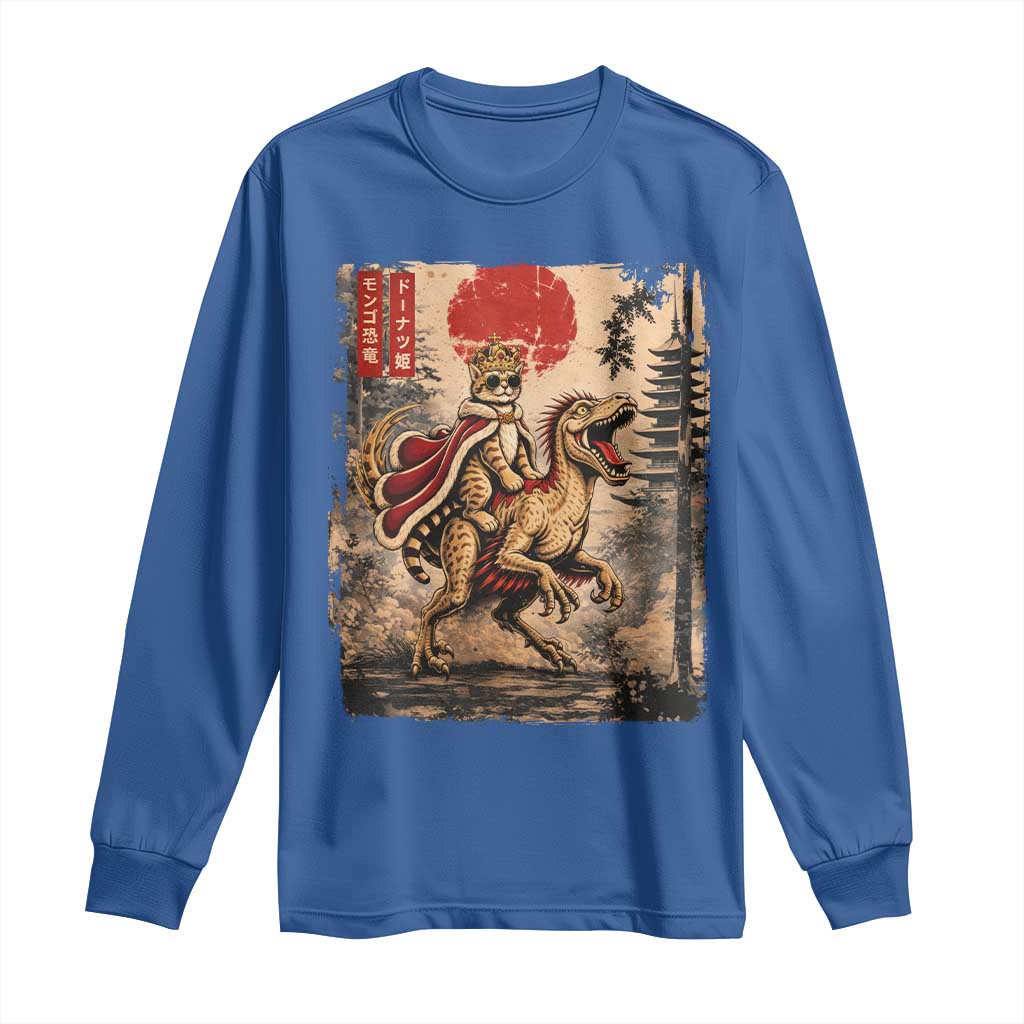 Princess Donut Riding Mongo Long Sleeve Shirt Japanese Vintage Graphic Ukiyoe Art