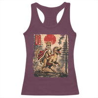 Princess Donut Riding Mongo Racerback Tank Top Japanese Vintage Graphic Ukiyoe Art