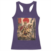 Princess Donut Riding Mongo Racerback Tank Top Japanese Vintage Graphic Ukiyoe Art