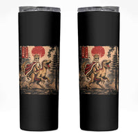 Princess Donut Riding Mongo Skinny Tumbler Japanese Vintage Graphic Ukiyoe Art