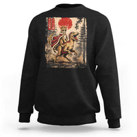 Princess Donut Riding Mongo Sweatshirt Japanese Vintage Graphic Ukiyoe Art