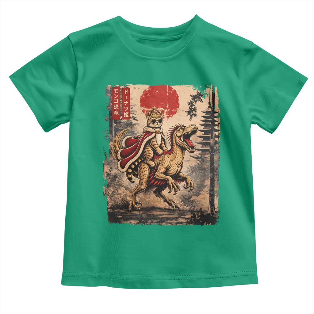 Princess Donut Riding Mongo Toddler T Shirt Japanese Vintage Graphic Ukiyoe Art