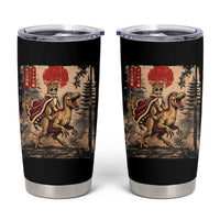 Princess Donut Riding Mongo Tumbler Cup Japanese Vintage Graphic Ukiyoe Art