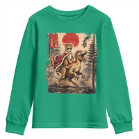 Princess Donut Riding Mongo Youth Sweatshirt Japanese Vintage Graphic Ukiyoe Art