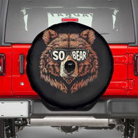 Sobriety Anniversary Sober Bear AA NA Recovery Spare Tire Cover