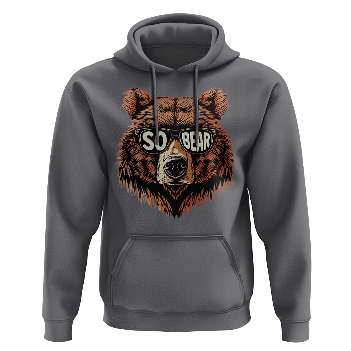 Sobriety Anniversary Sober Bear AA NA Recovery Hoodie