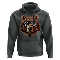 Sobriety Anniversary Sober Bear AA NA Recovery Hoodie