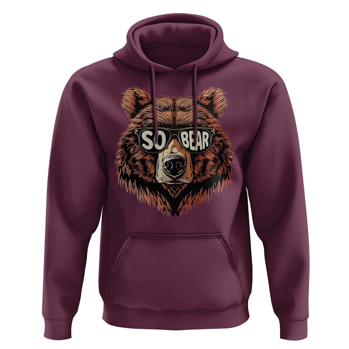 Sobriety Anniversary Sober Bear AA NA Recovery Hoodie