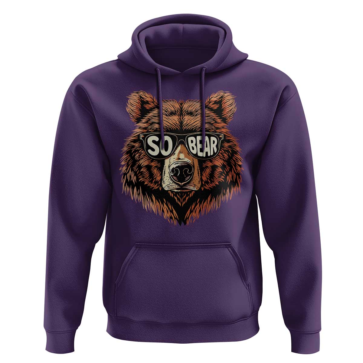 Sobriety Anniversary Sober Bear AA NA Recovery Hoodie