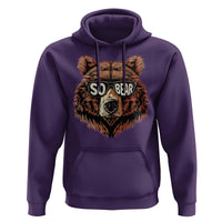 Sobriety Anniversary Sober Bear AA NA Recovery Hoodie