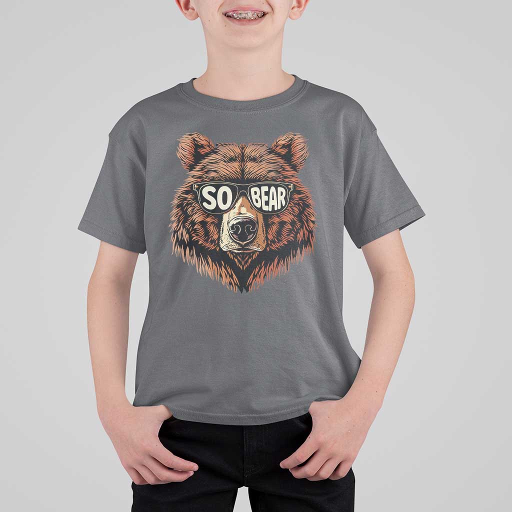 Sobriety Anniversary Sober Bear AA NA Recovery T Shirt For Kid