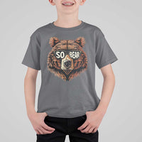 Sobriety Anniversary Sober Bear AA NA Recovery T Shirt For Kid