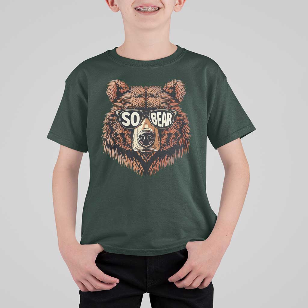 Sobriety Anniversary Sober Bear AA NA Recovery T Shirt For Kid