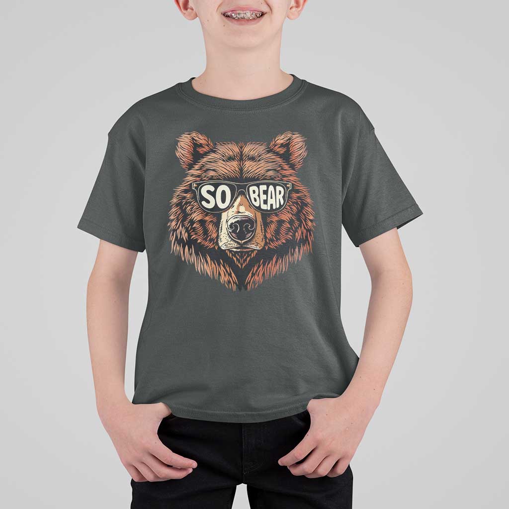 Sobriety Anniversary Sober Bear AA NA Recovery T Shirt For Kid