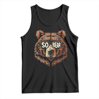 Sobriety Anniversary Sober Bear AA NA Recovery Tank Top