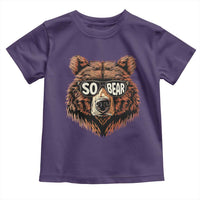 Sobriety Anniversary Sober Bear AA NA Recovery Toddler T Shirt