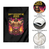 Dont Gaslight Me Jesus Garden Flag Princess Cat Donut Meme Faith Humor