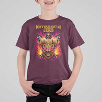 Dont Gaslight Me Jesus T Shirt For Kid Princess Cat Donut Meme Faith Humor