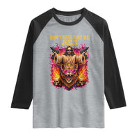 Dont Gaslight Me Jesus Raglan Shirt Princess Cat Donut Meme Faith Humor