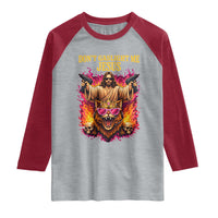Dont Gaslight Me Jesus Raglan Shirt Princess Cat Donut Meme Faith Humor