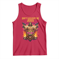 Dont Gaslight Me Jesus Tank Top Princess Cat Donut Meme Faith Humor