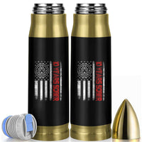 10 Years Sober Bullet Tumbler 10 Years Sobriety Anniversary Vintage American Flag