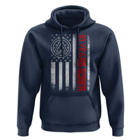 10 Years Sober Hoodie 10 Years Sobriety Anniversary Vintage American Flag