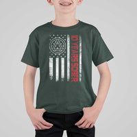 10 Years Sober T Shirt For Kid 10 Years Sobriety Anniversary Vintage American Flag