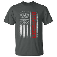 10 Years Sober T Shirt 10 Years Sobriety Anniversary Vintage American Flag