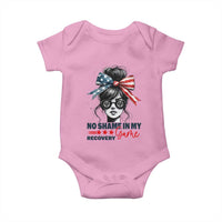 No Shame In My Recovery Game Baby Onesie Sobriety AA NA Anniversary