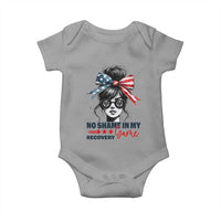 No Shame In My Recovery Game Baby Onesie Sobriety AA NA Anniversary