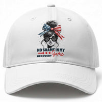 No Shame In My Recovery Game Baseball Cap Sobriety AA NA Anniversary