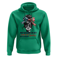No Shame In My Recovery Game Hoodie Sobriety AA NA Anniversary