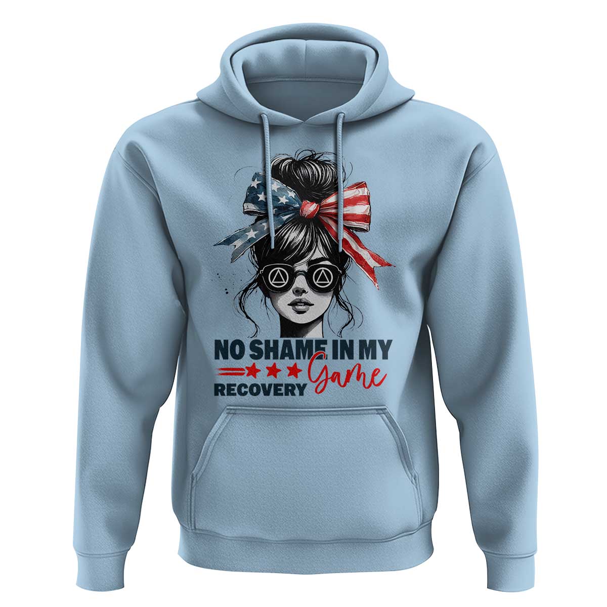 No Shame In My Recovery Game Hoodie Sobriety AA NA Anniversary