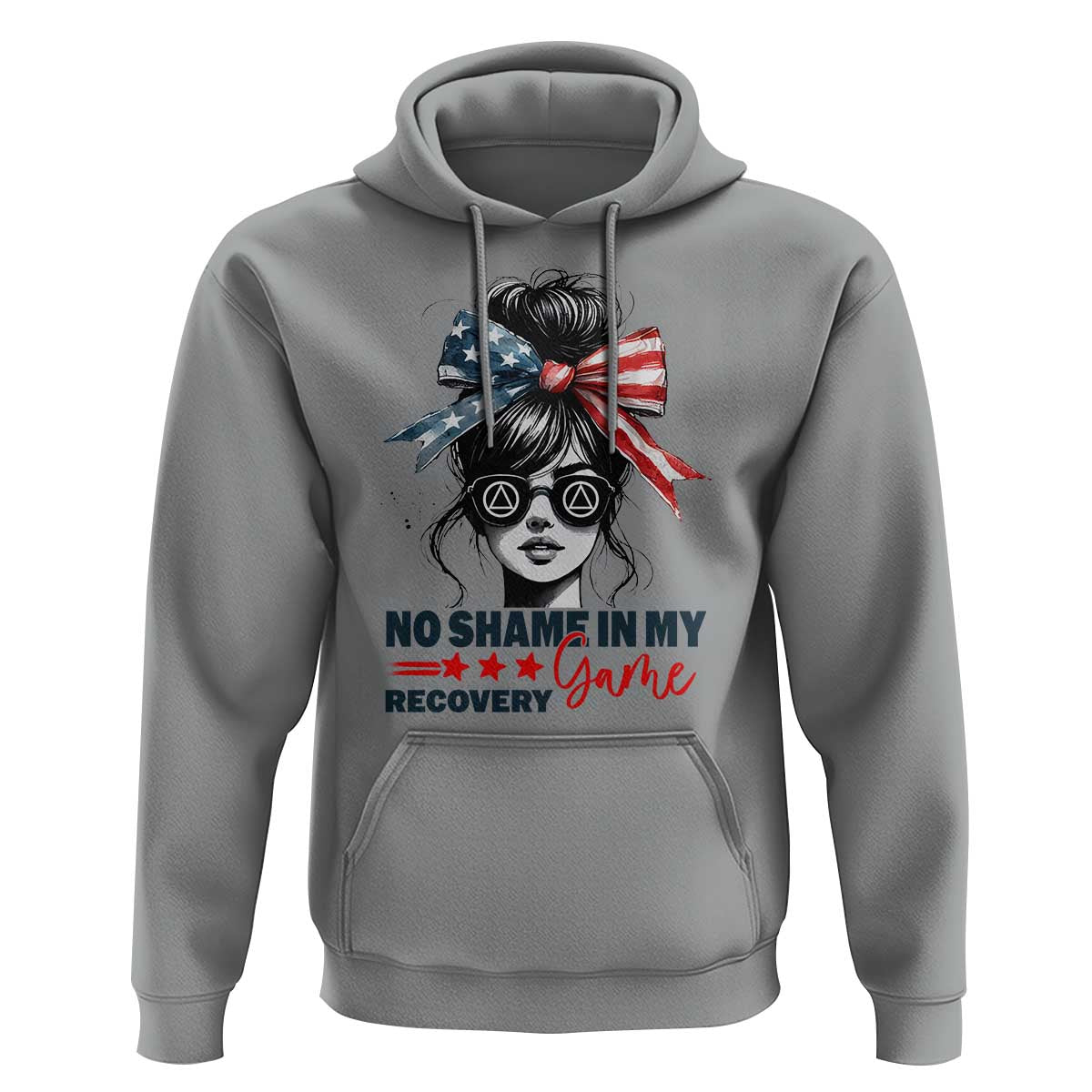 No Shame In My Recovery Game Hoodie Sobriety AA NA Anniversary
