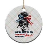 No Shame In My Recovery Game Ceramic Ornament Sobriety AA NA Anniversary