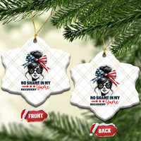 No Shame In My Recovery Game Ceramic Ornament Sobriety AA NA Anniversary