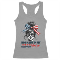 No Shame In My Recovery Game Racerback Tank Top Sobriety AA NA Anniversary
