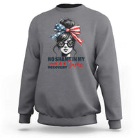 No Shame In My Recovery Game Sweatshirt Sobriety AA NA Anniversary