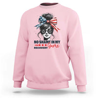 No Shame In My Recovery Game Sweatshirt Sobriety AA NA Anniversary