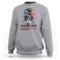 No Shame In My Recovery Game Sweatshirt Sobriety AA NA Anniversary
