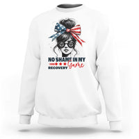 No Shame In My Recovery Game Sweatshirt Sobriety AA NA Anniversary
