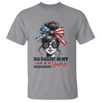 No Shame In My Recovery Game T Shirt Sobriety AA NA Anniversary