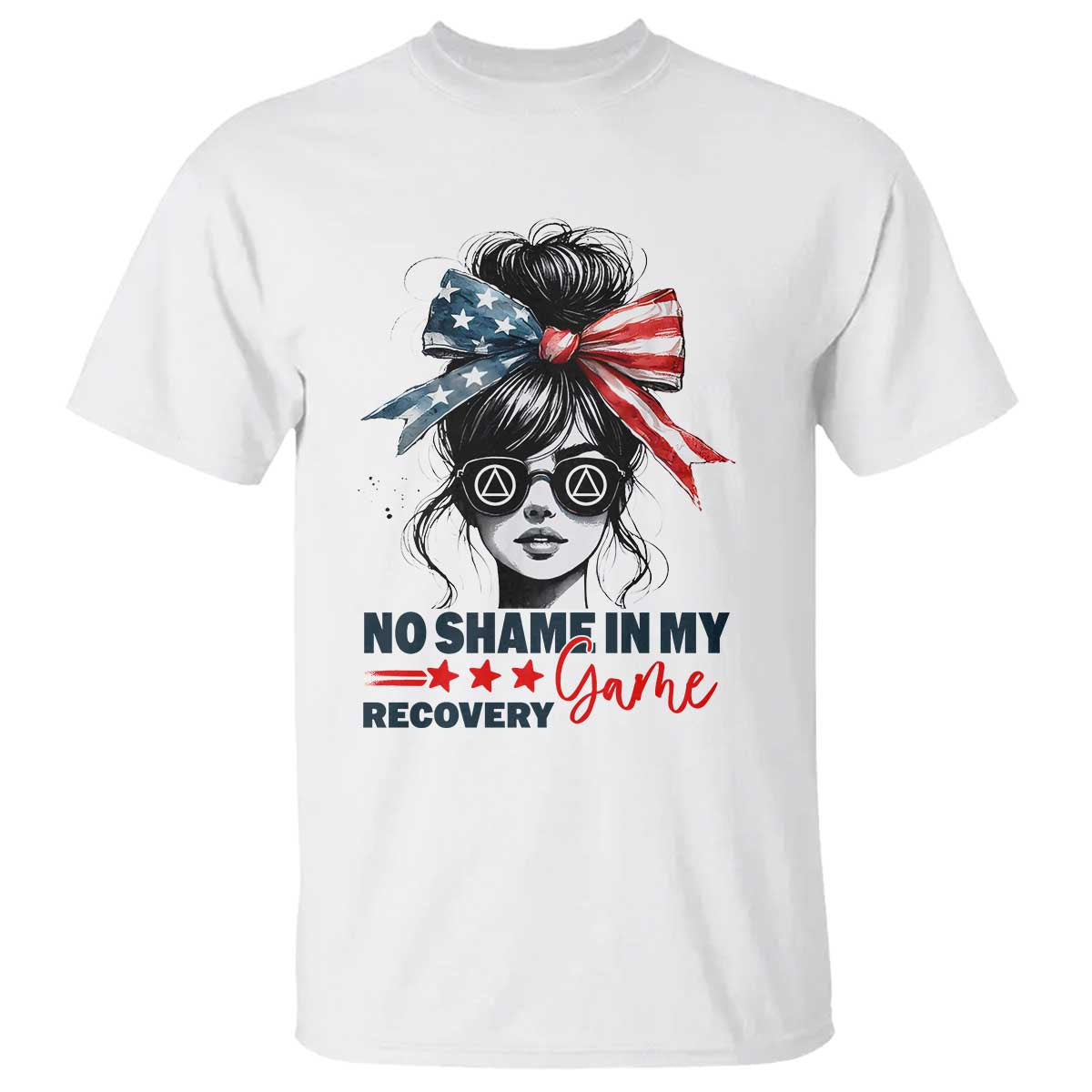 No Shame In My Recovery Game T Shirt Sobriety AA NA Anniversary